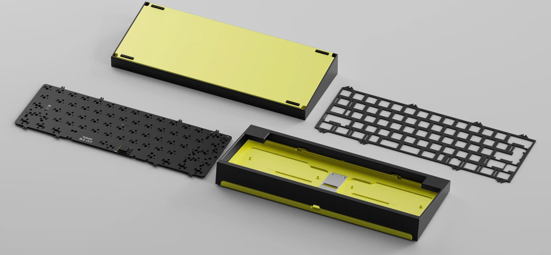 [GB] KIT bàn phím Tofu60 3.0 | BOT CASE