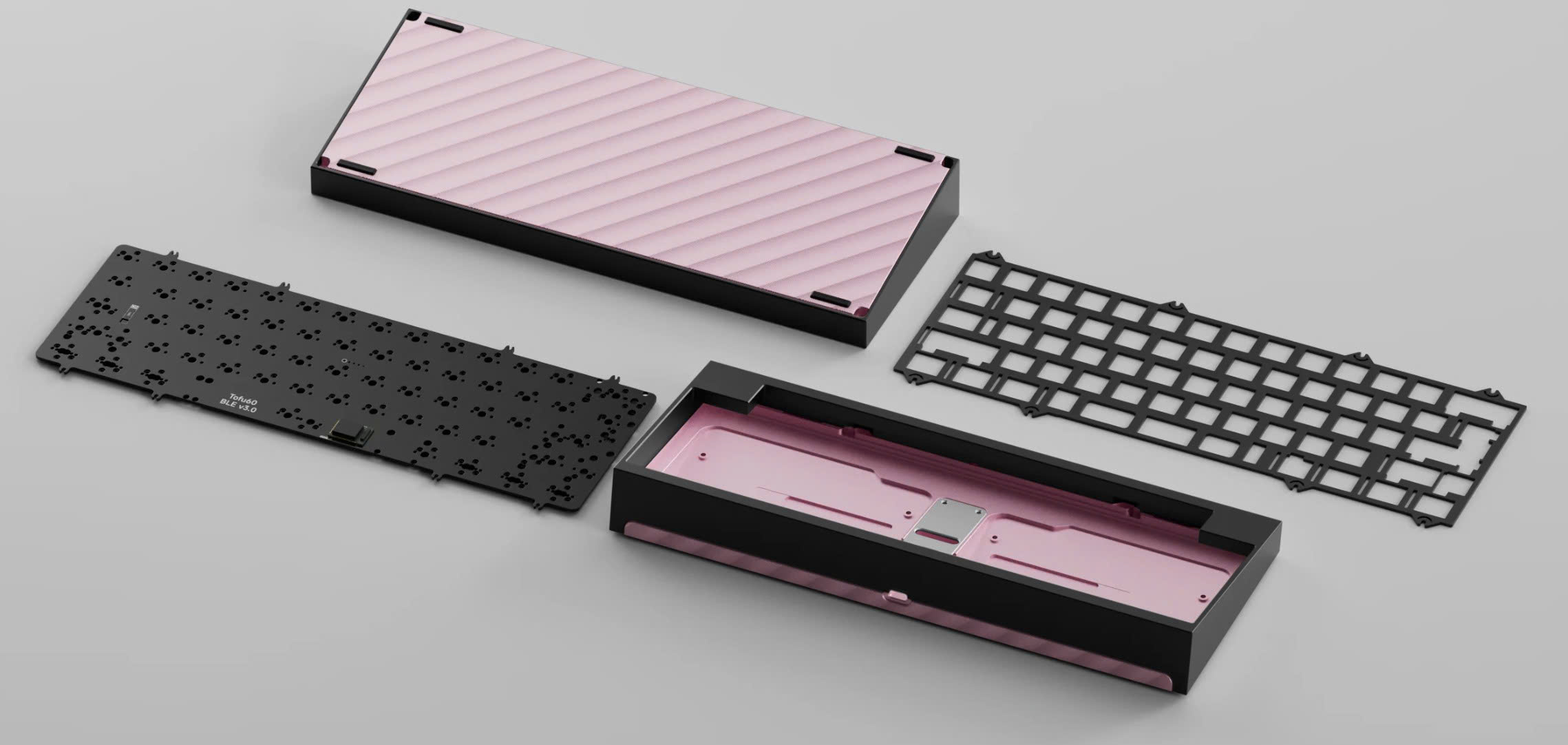 [GB] KIT bàn phím Tofu60 3.0 | BOT CASE