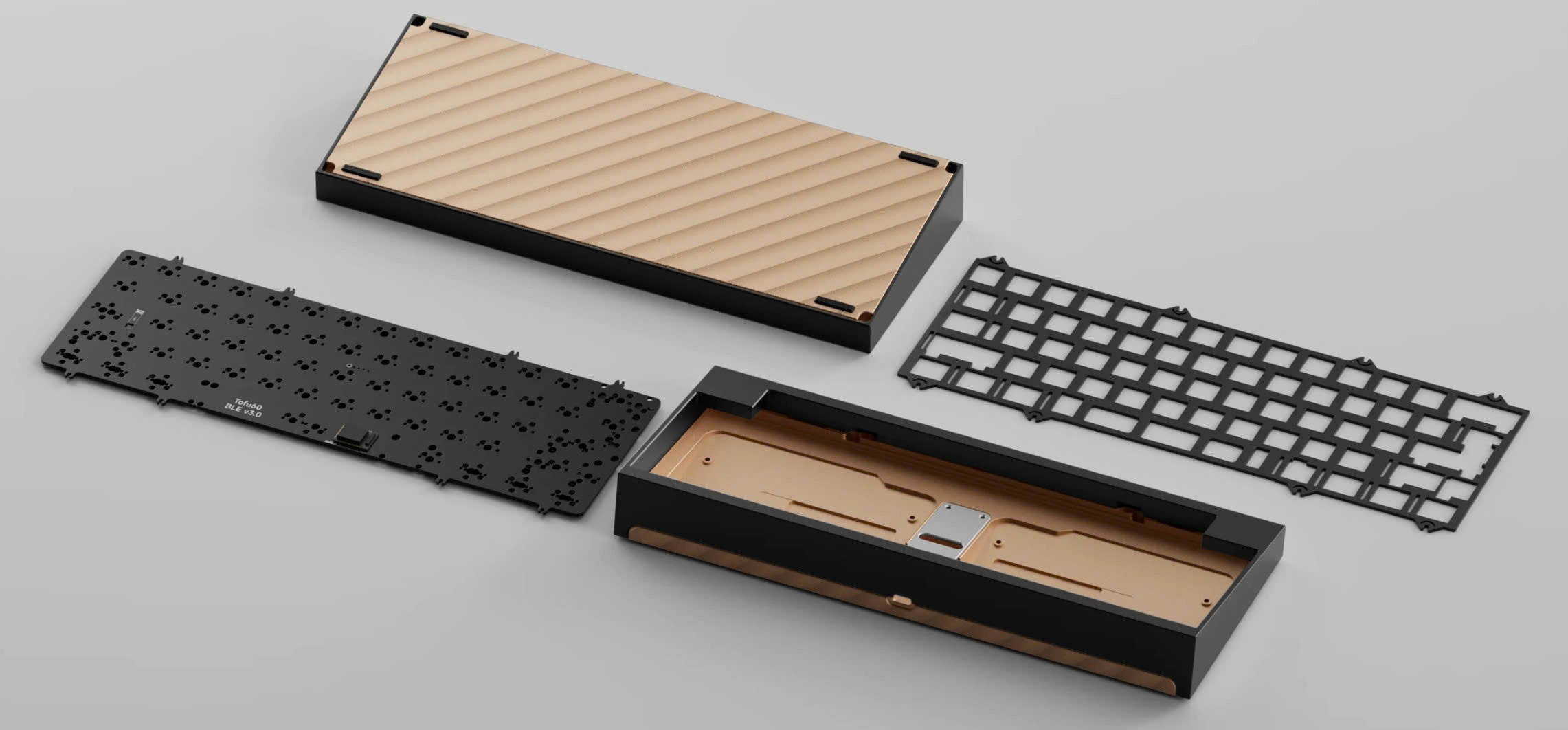 [GB] KIT bàn phím Tofu60 3.0 | BOT CASE