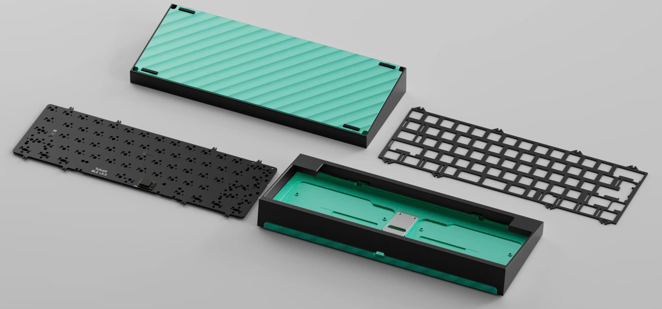 [GB] KIT bàn phím Tofu60 3.0 | BOT CASE