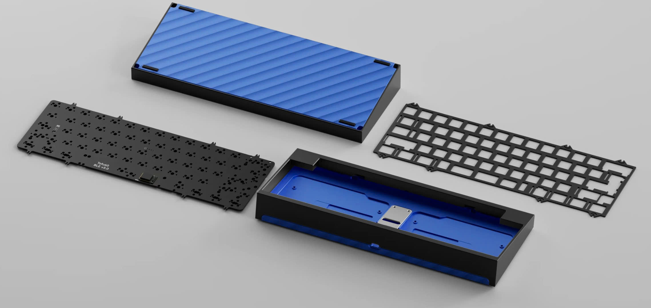 [GB] KIT bàn phím Tofu60 3.0 | BOT CASE