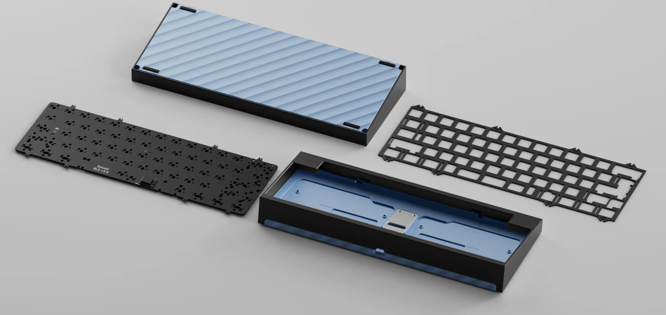 [GB] KIT bàn phím Tofu60 3.0 | BOT CASE