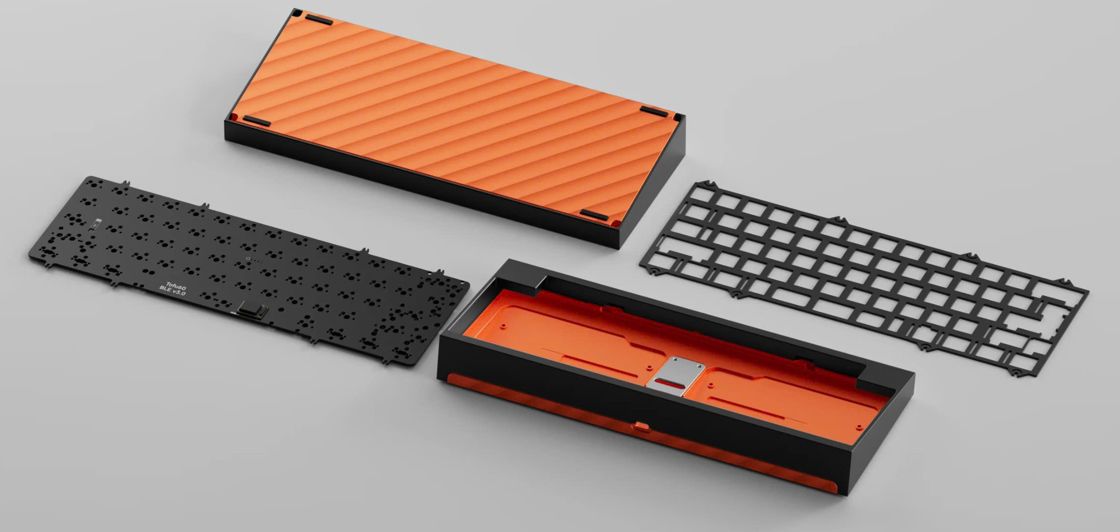 [GB] KIT bàn phím Tofu60 3.0 | BOT CASE