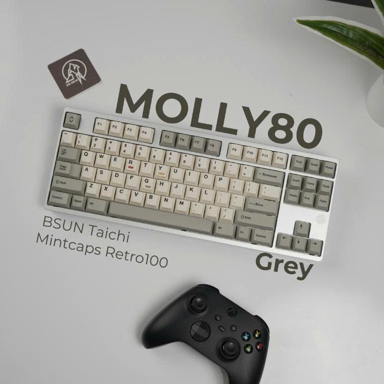 [Prebuilt by Sói] Molly80 Silver - BSUN Taichi - Mintcaps Retro100