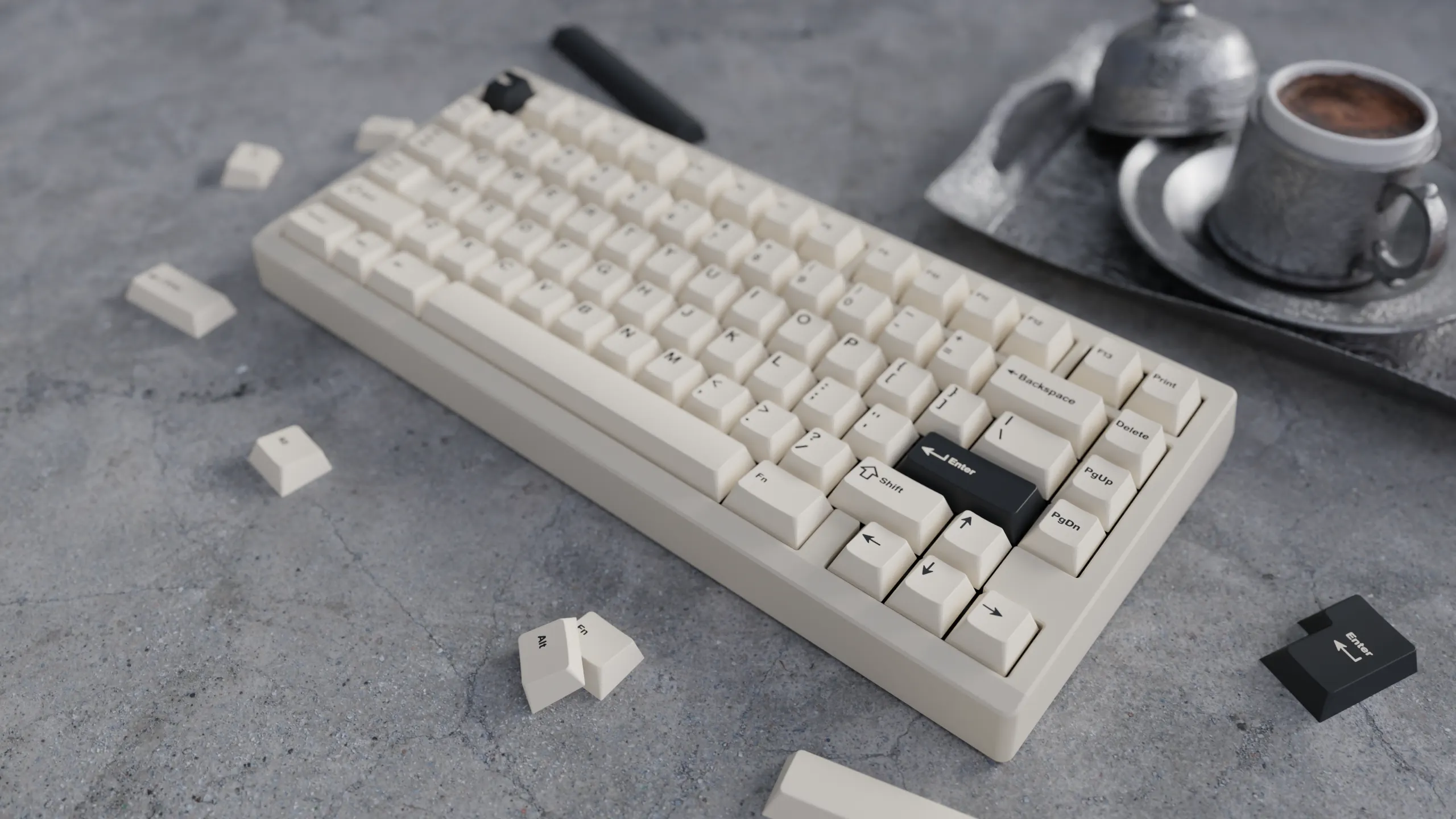 Keycap WS Creamy Charcoal