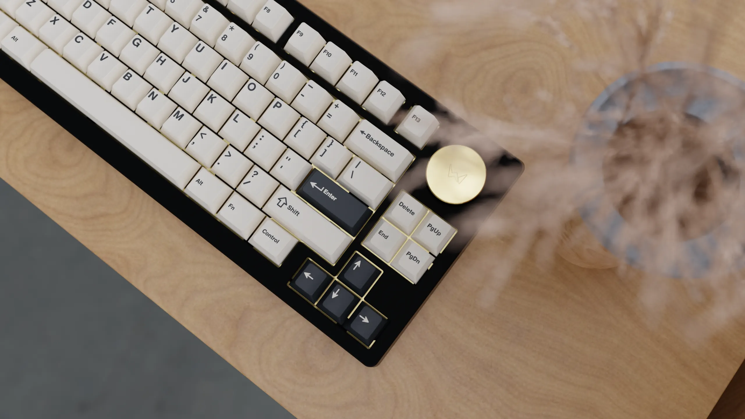 [In Stock] Keycap WS Creamy Charcoal