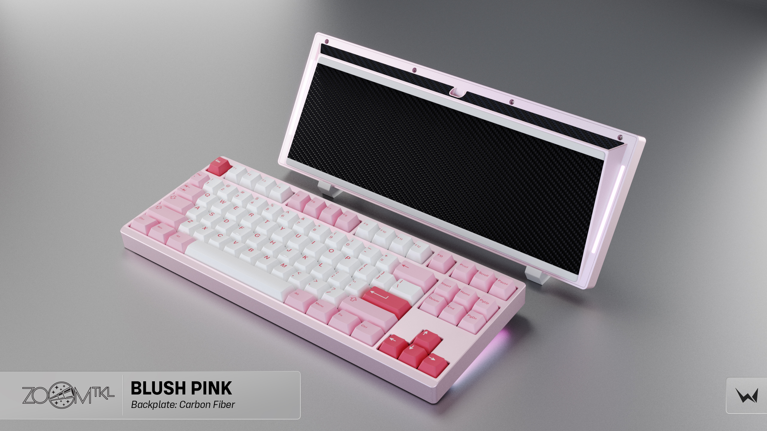 [In-Stock] Zoom TKL (Blush Pink)