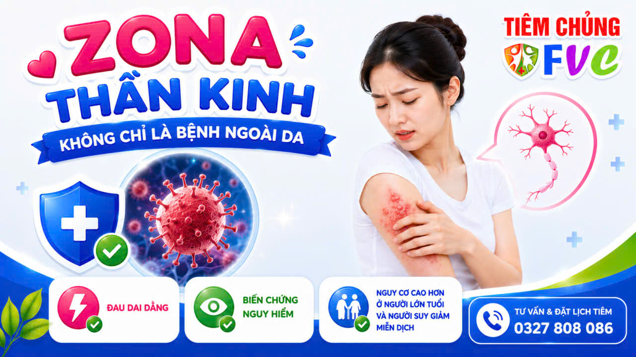 Zona thần kinh – Không chỉ là bệnh ngoài da