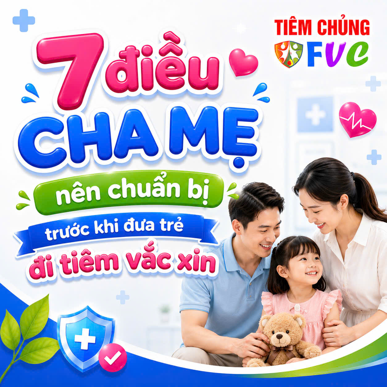 7 điều cha mẹ nên chuẩn bị trước khi đưa trẻ đi tiêm vắc xin