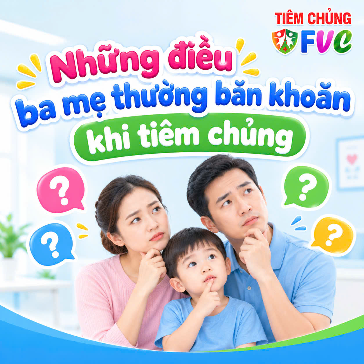 Những điều cha mẹ thường băn khoăn khi đưa trẻ đi tiêm chủng