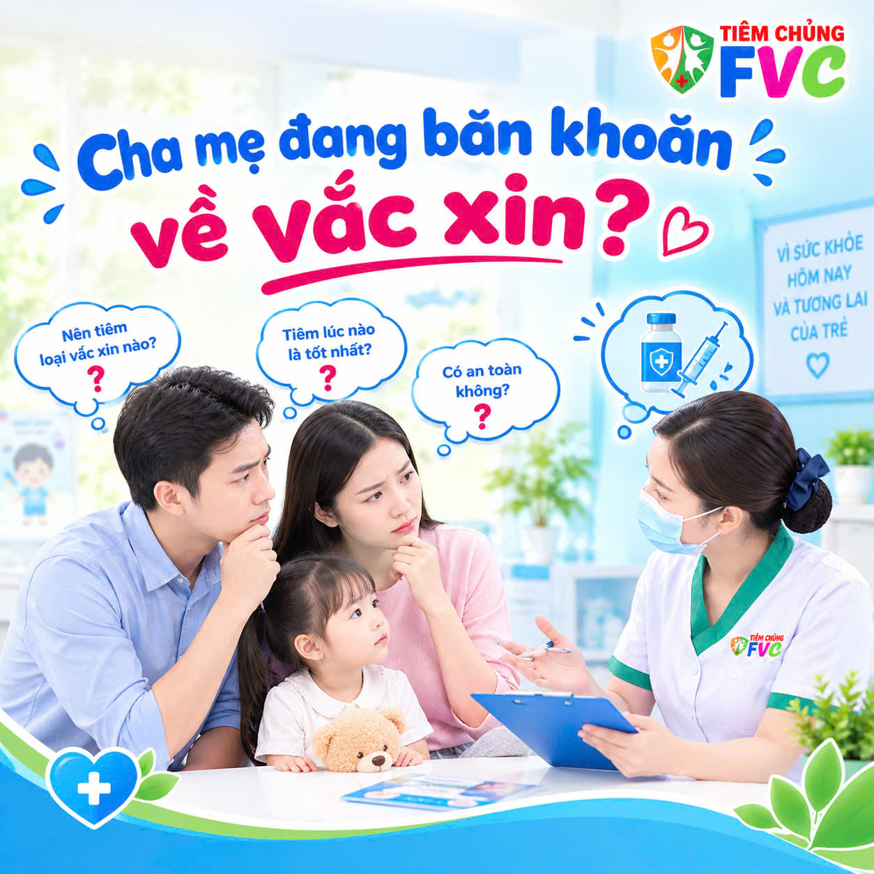 Khi cha mẹ còn băn khoăn về vắc xin: Hãy bắt đầu bằng việc tìm hiểu