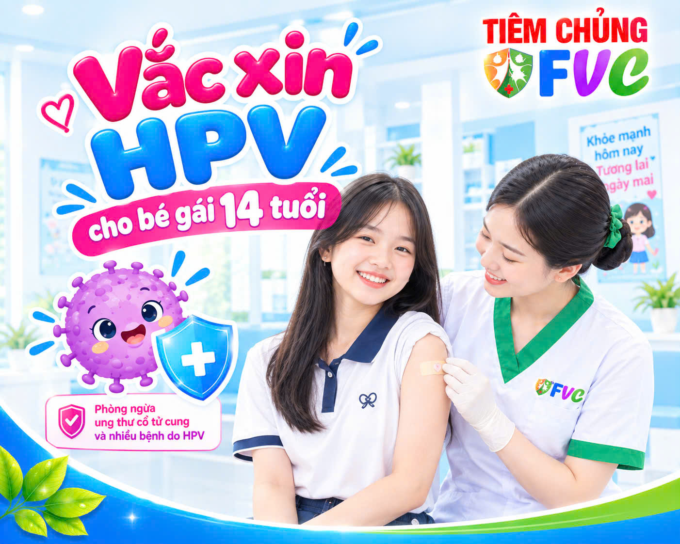 Vắc xin HPV – Chủ động bảo vệ sức khỏe từ sớm