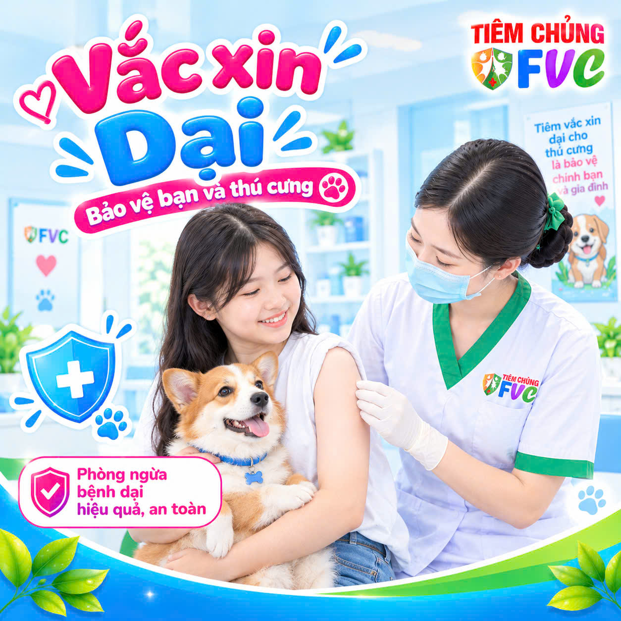 Vắc xin phòng dại – Chủ động bảo vệ sau khi bị động vật cắn, cào