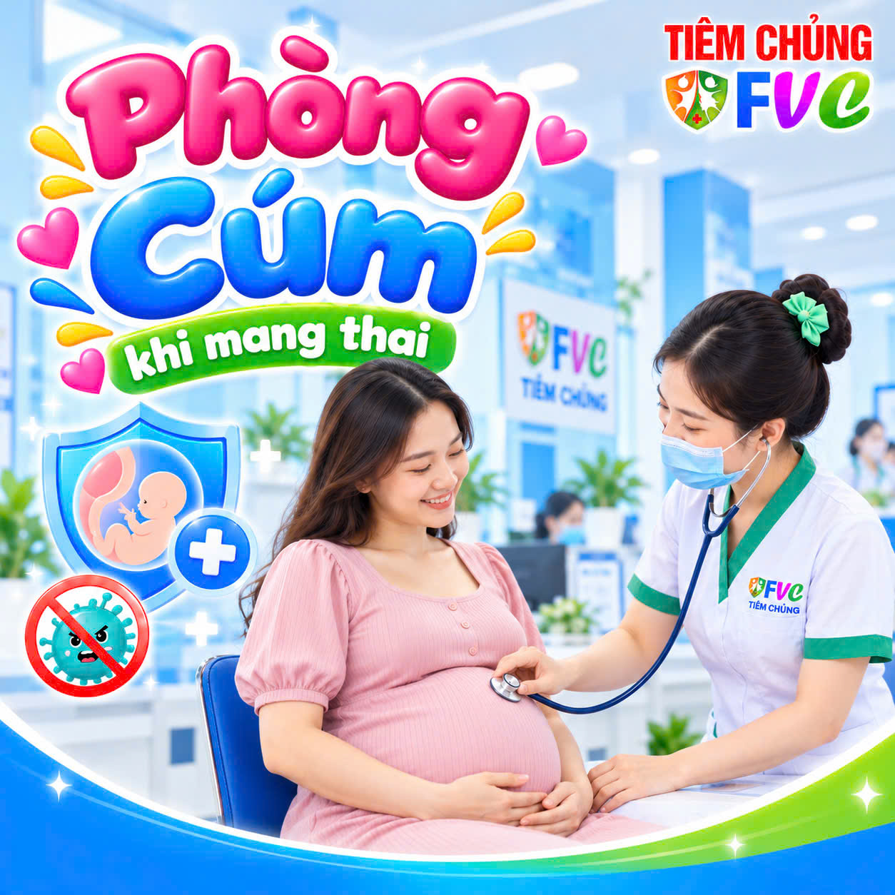 Tiêm phòng cúm khi mang thai: Chủ động bảo vệ sức khỏe của mẹ và bé