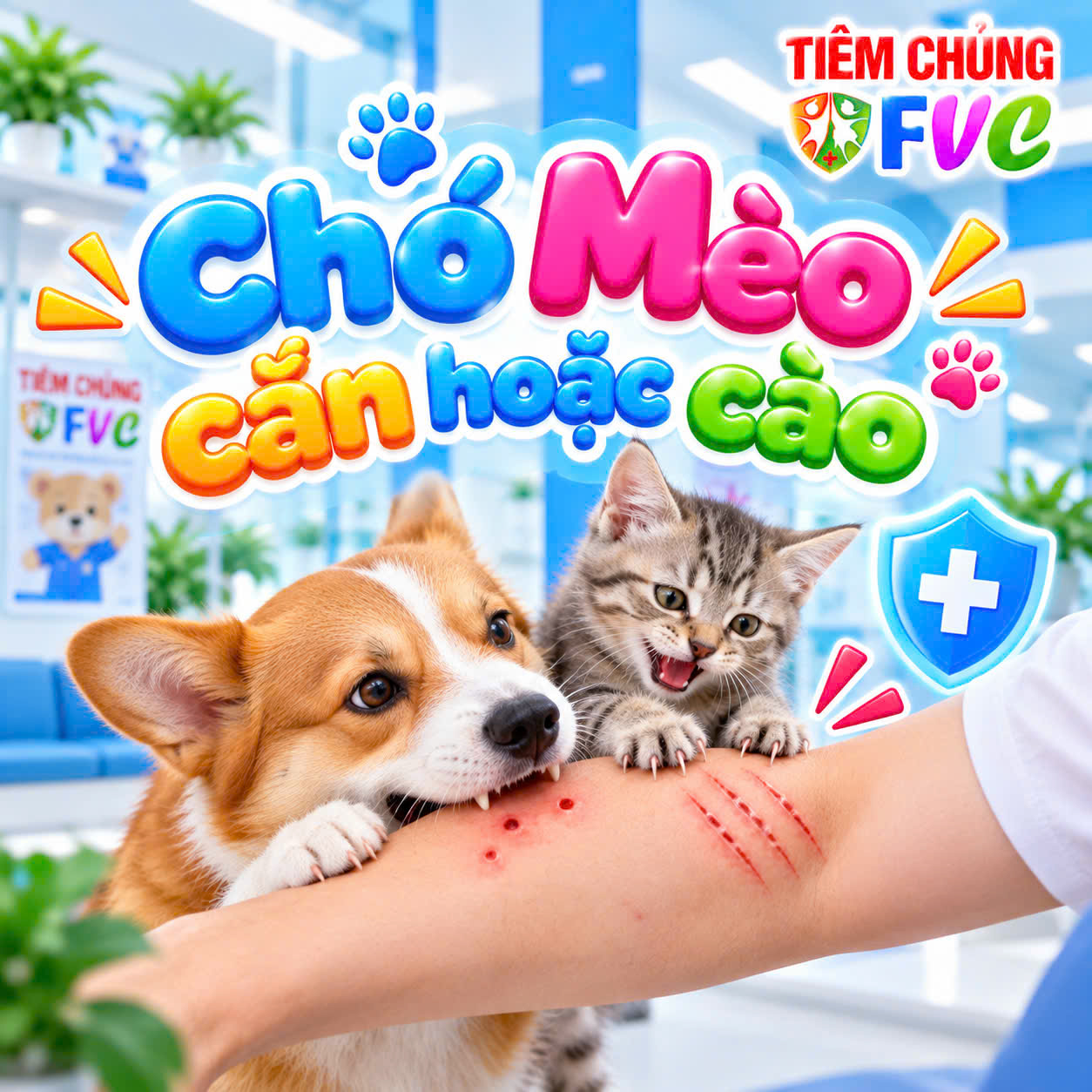 Bị chó, mèo cắn hoặc cào: Khi nào cần tiêm phòng dại?