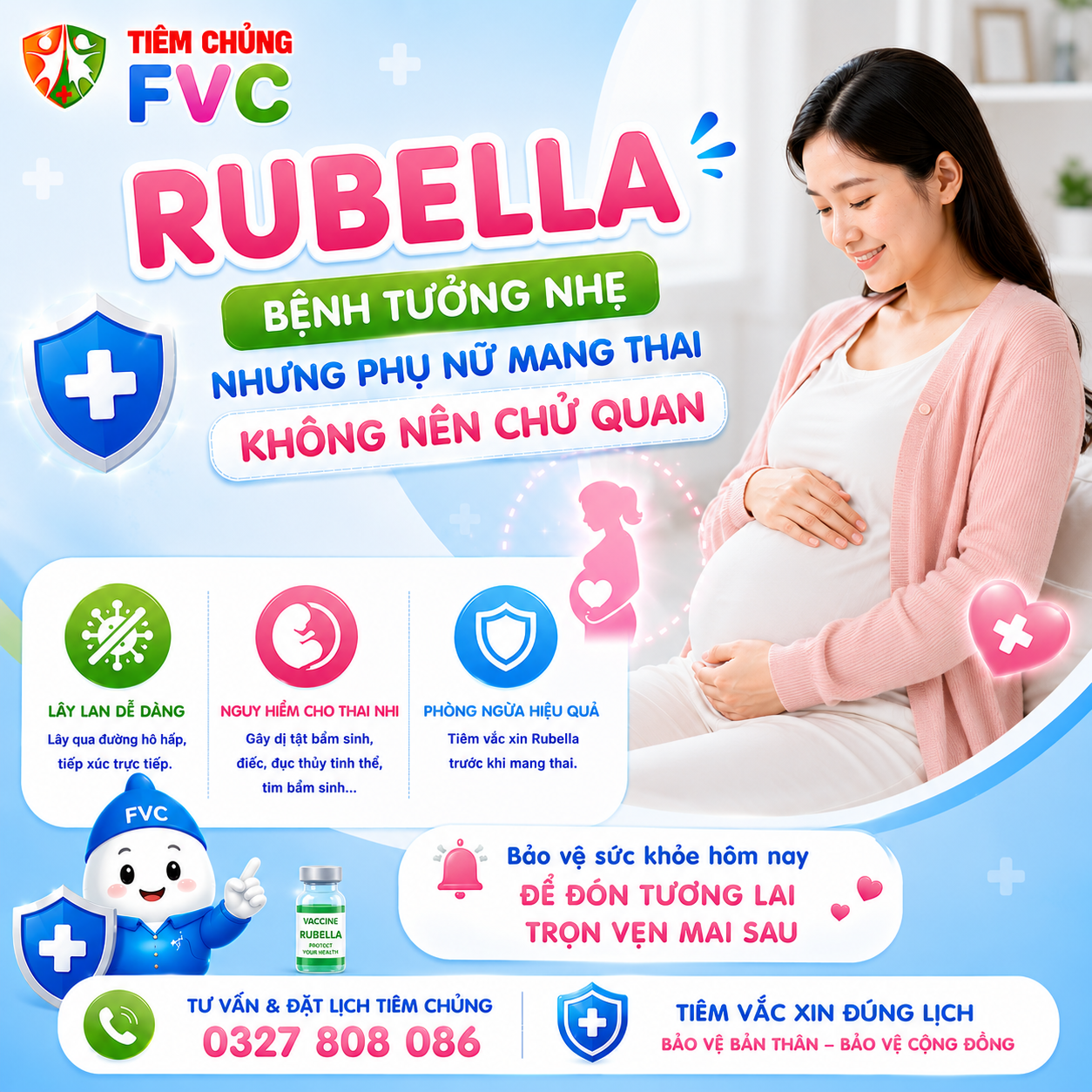 Rubella – Bệnh tưởng nhẹ nhưng phụ nữ mang thai không nên chủ quan