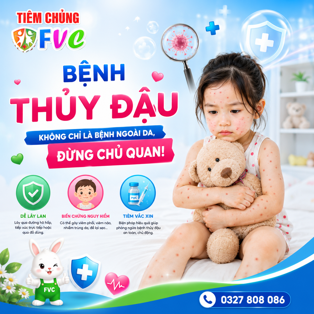 Bệnh thủy đậu – Không chỉ là bệnh ngoài da, đừng chủ quan!