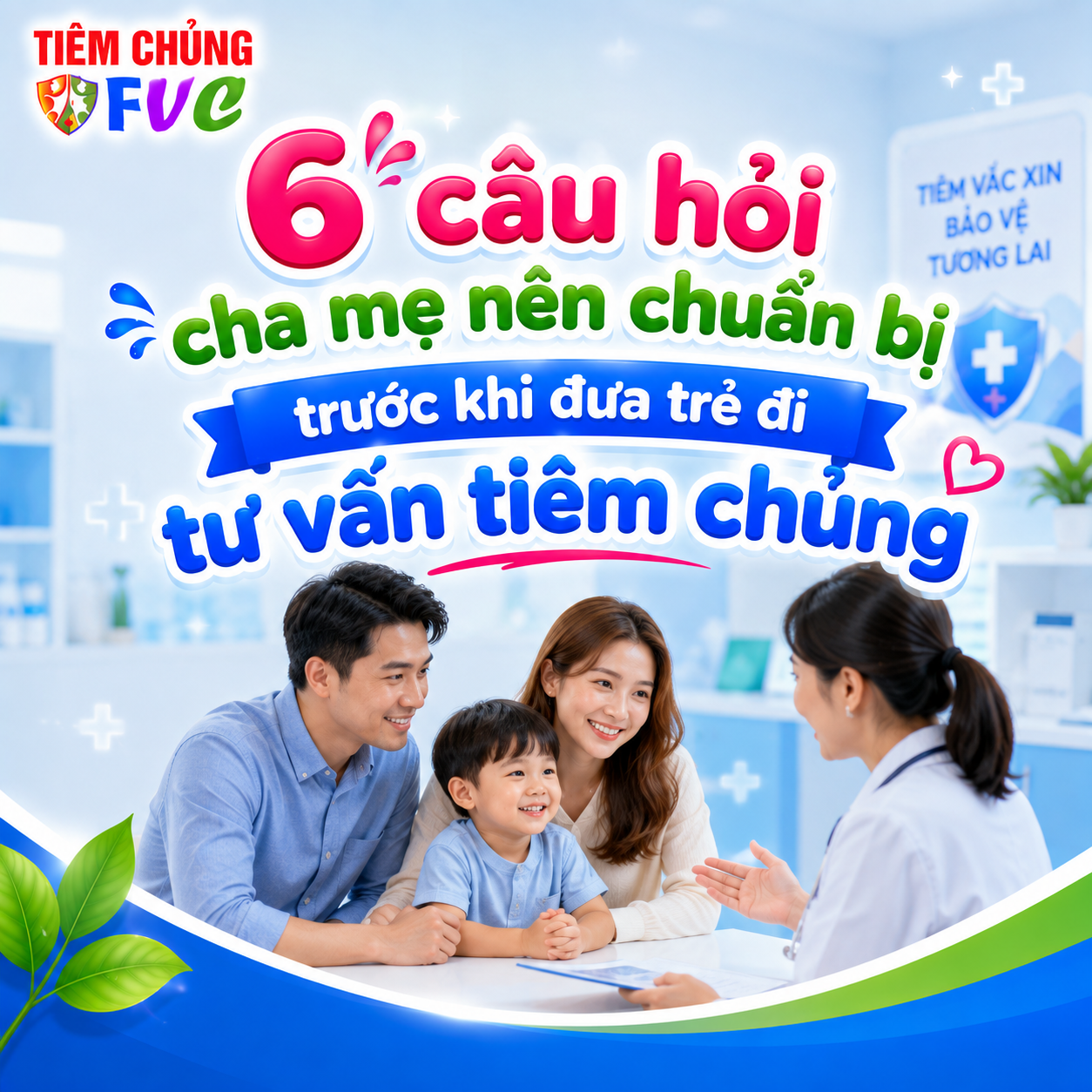 6 câu hỏi cha mẹ nên chuẩn bị trước khi đưa trẻ đi tư vấn tiêm chủng