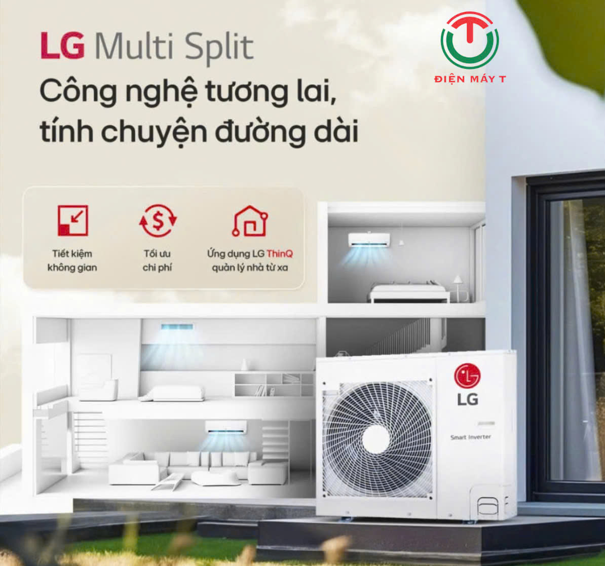 Máy lạnh multi LG là gì ? Ưu điểm của máy lạnh multi LG ??