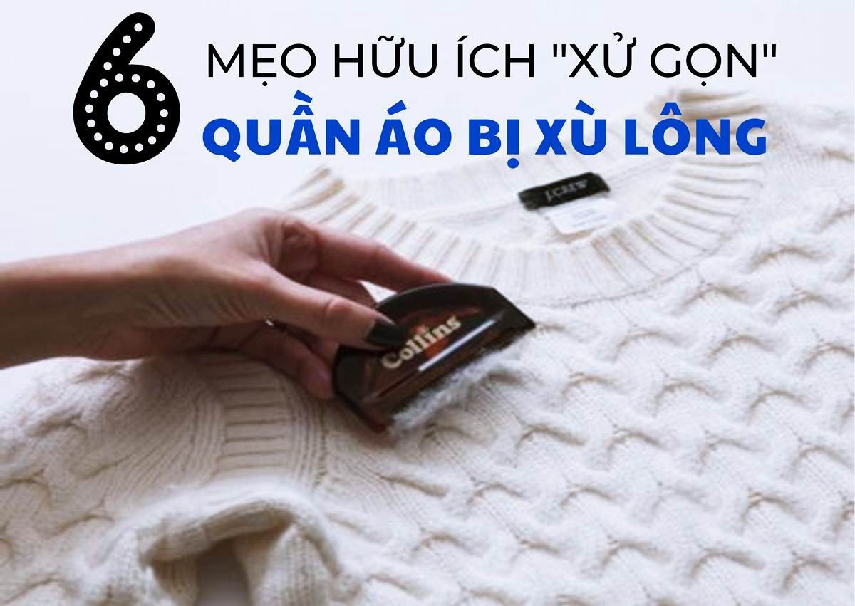 Bí kíp bỏ túi đánh bay lông xù trên vải áo thun