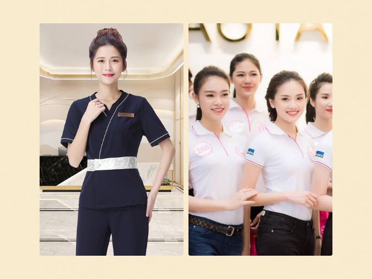 100 Mẫu Áo Đồng Phục Spa Đẹp, Chuyên Nghiệp Nhất Năm 2023