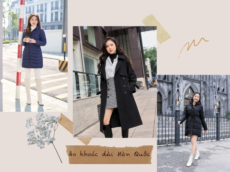Áo khoác dài Hàn Quốc - Xu hướng sành điệu nơi công sở