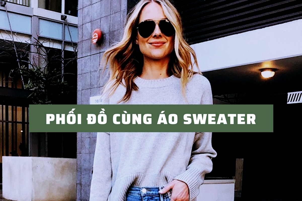 Áo Sweater Nữ Vải NỈ Phối Tay In Form Regular  10F22SWEW005