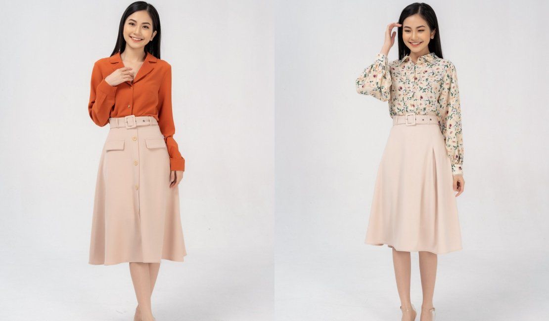 Váy đầm công sở kiểu Hàn Quốc ĐẸP dễ thương giá rẻ HCM 2023 | Gumac.vn