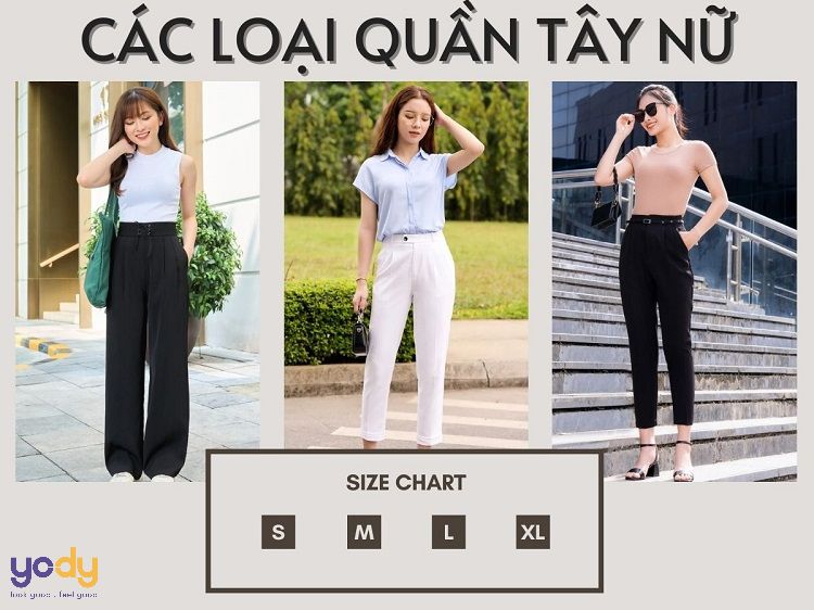 Các loại quần tây nữ thanh lịch HOT nhất 2023, nàng nên sở hữu