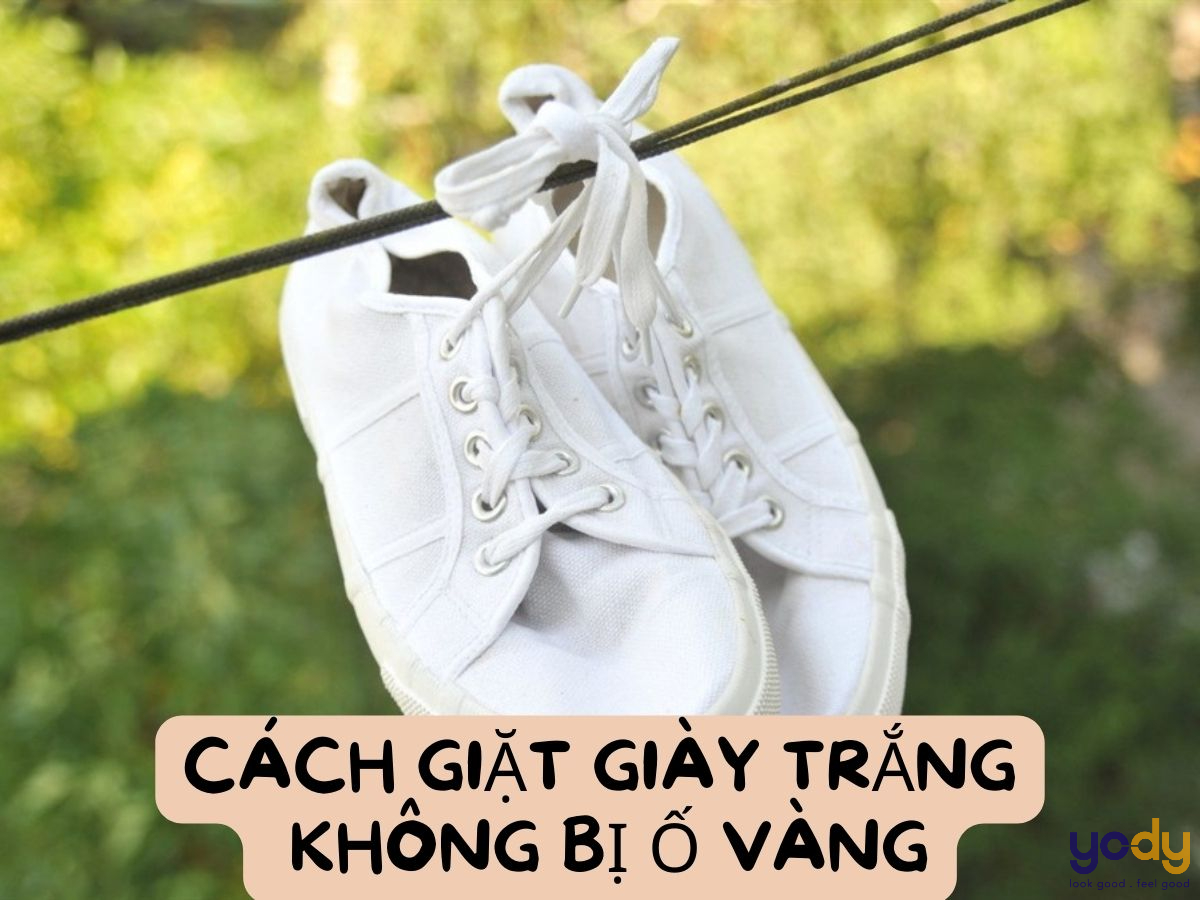 Cách giặt giày trắng không bị ố vàng giúp giày đẹp như mới