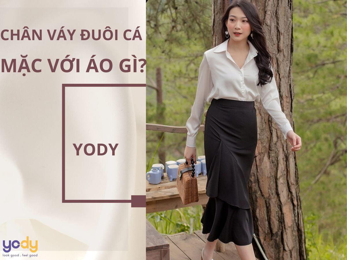 8 cách phối đồ với chân váy xòe đen cực chất cho nàng