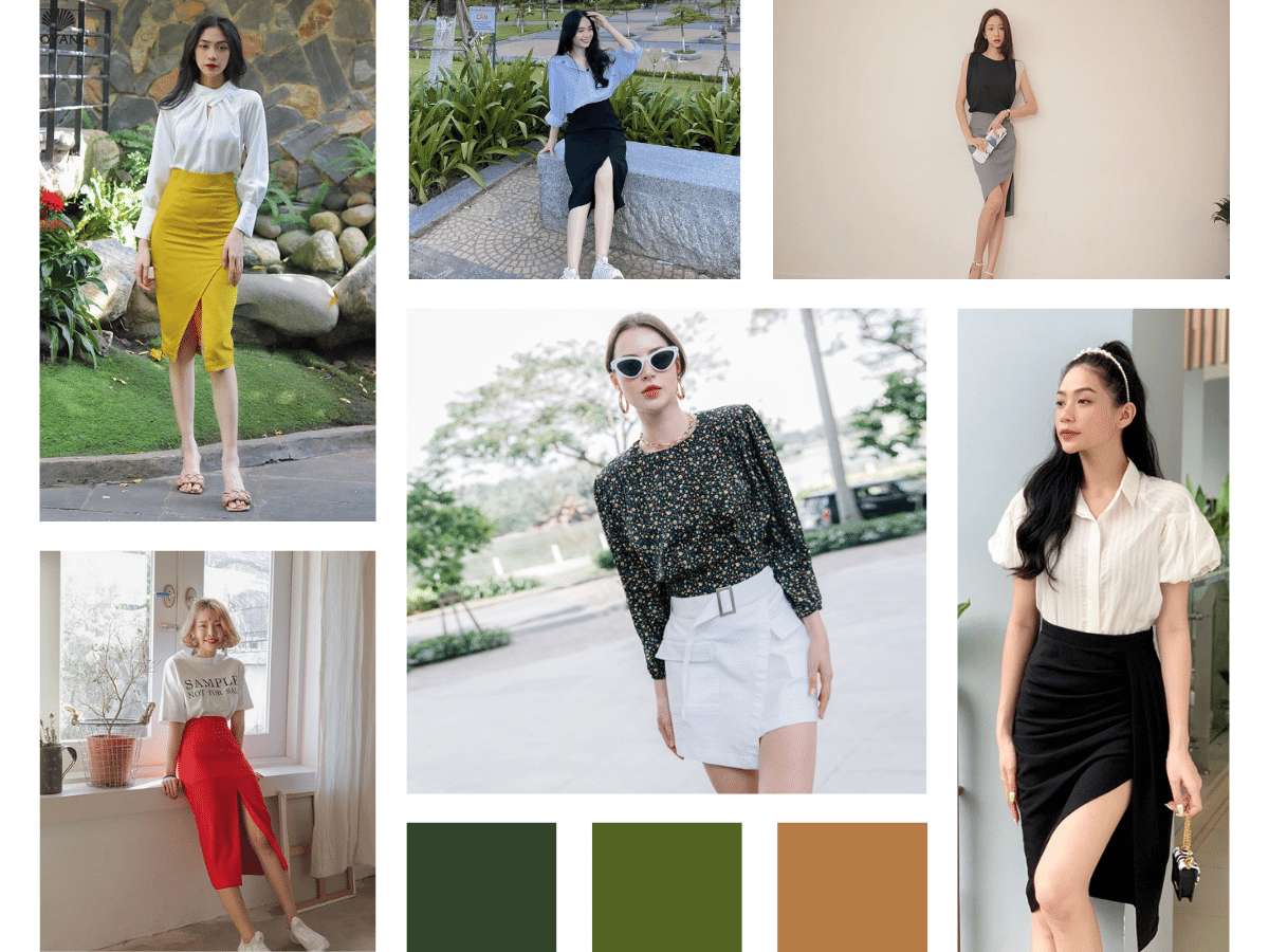 Top 9+ mẫu chân váy xẻ tà vừa cá tính quyến rũ vừa năng động