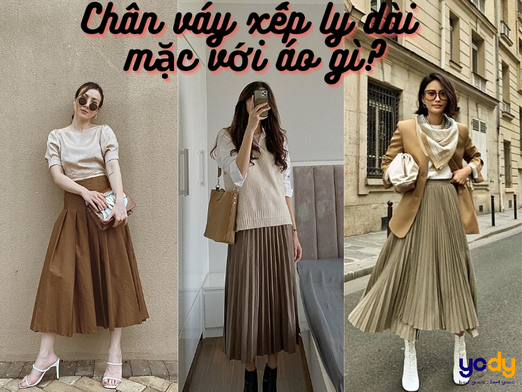 Chân váy xếp ly Trào lưu mới của hội chị em  BoxShop