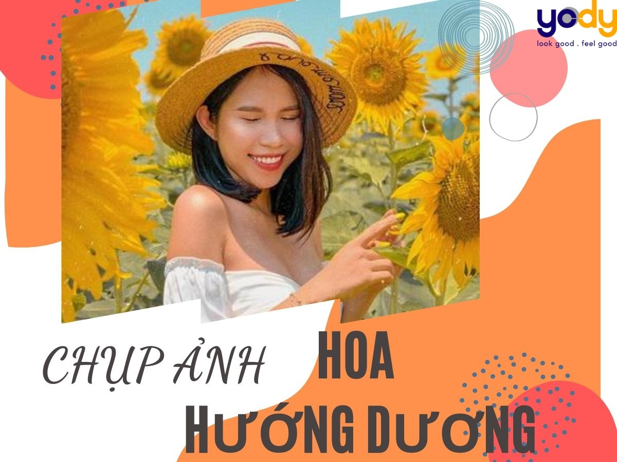 Chụp ảnh hoa hướng dương mặc gì để có bức ảnh sống ảo xịn?