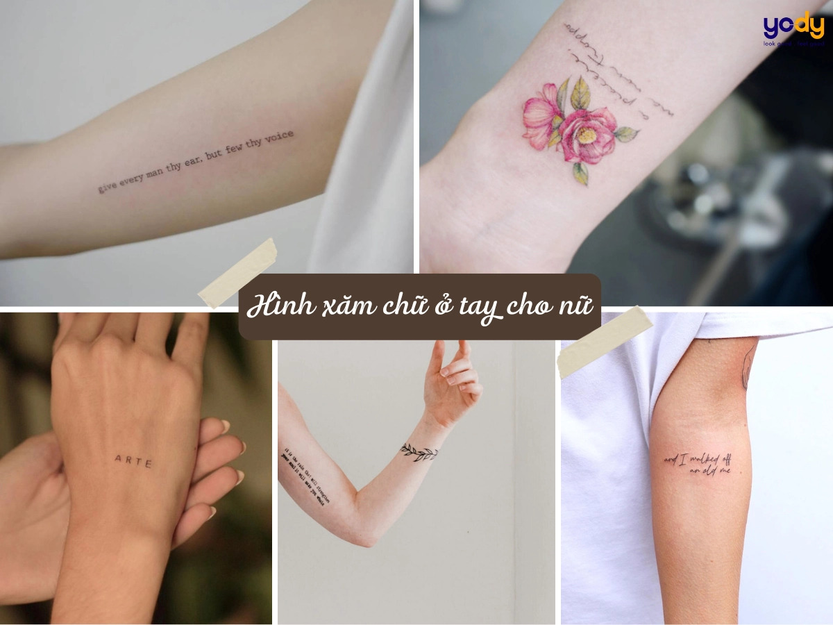 1001 Mẫu Hình Xăm Chữ Ở Tay Cho Nữ Siêu Cá Tính Và Ý Nghĩa