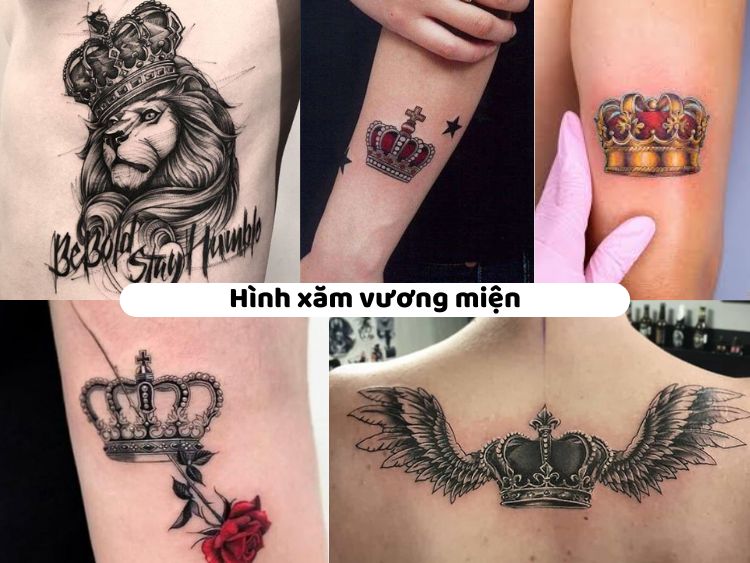 35 ý tưởng hình xăm vương miện mini dành cho nữ  Owl Ink Studio  Xăm Hình  Nghệ Thuật