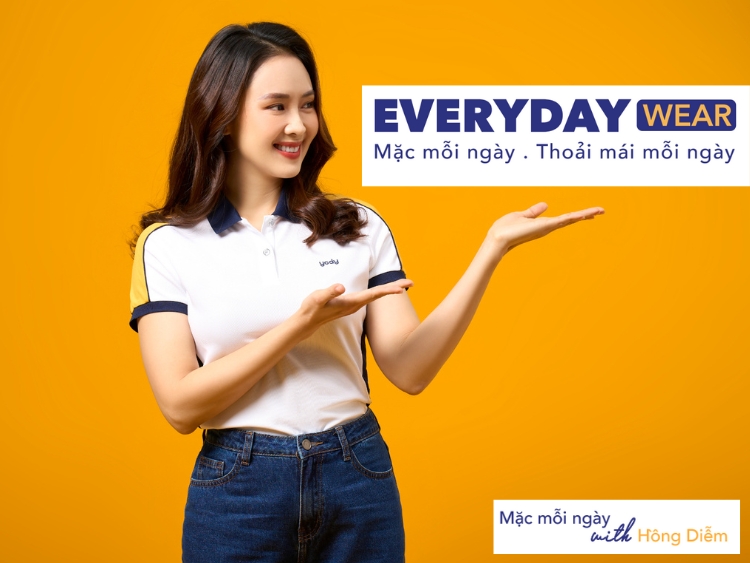 Diễn viên Hồng Diễm xinh đẹp, trẻ trung trong BST YODY bắt mắt
