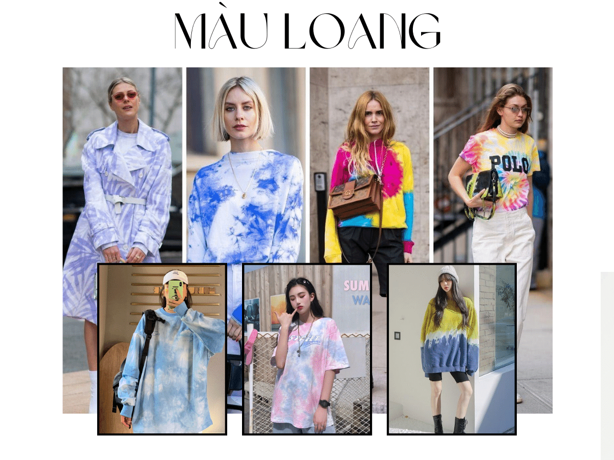 Bật mí những bí kíp mix đồ với màu loang CỰC CHẤT và SÀNH ĐIỆU