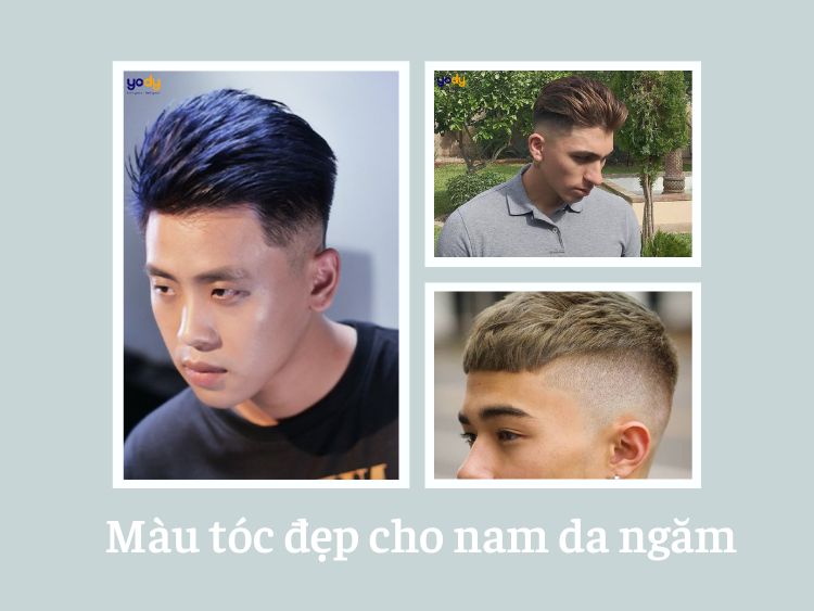 Top 15 màu tóc đẹp cho nam da ngăm giúp sáng da  TIKI