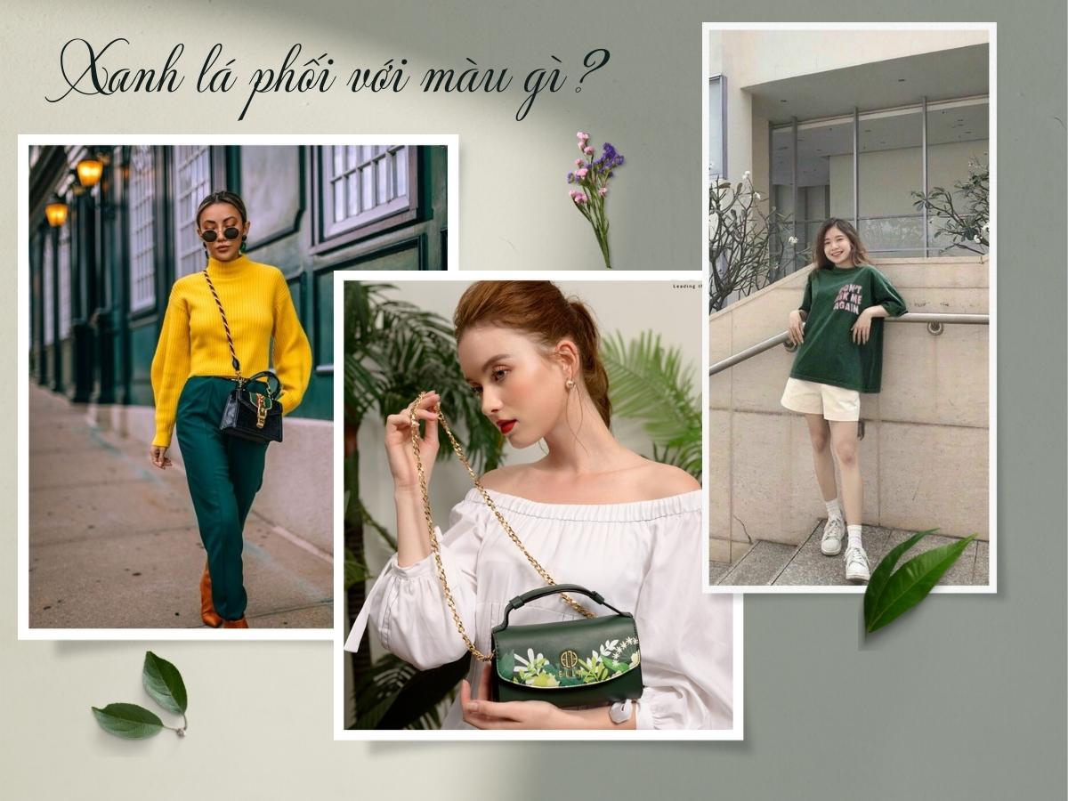 Xanh lá phối với màu gì vừa bắt mắt vừa sành điệu?