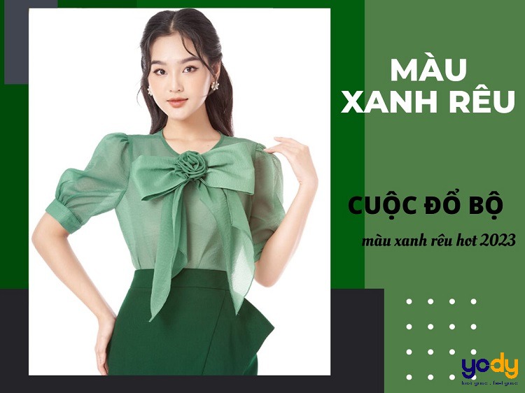 Tất tần tật về màu xanh rêu CỰC CHÁY năm 2023
