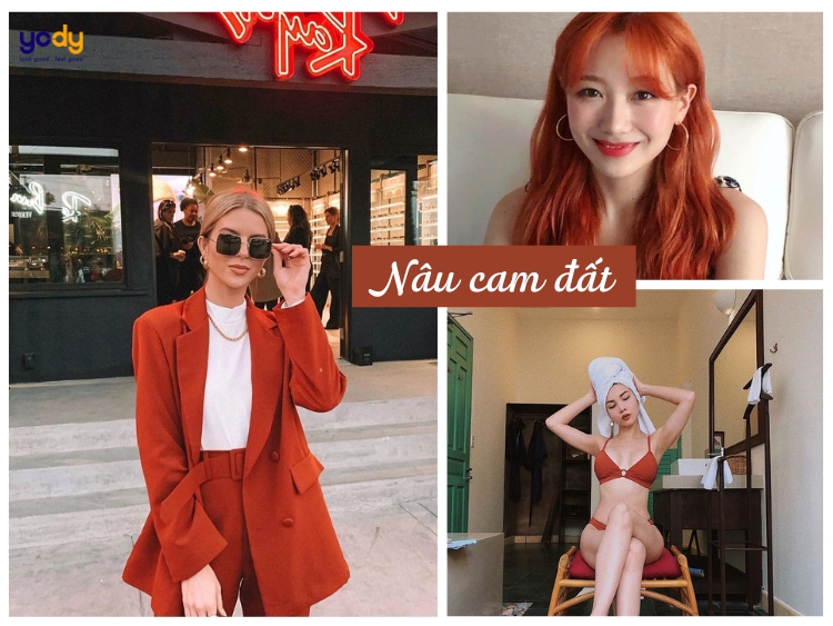 Nâu cam đất - Tông màu đang cực thịnh hành hot hit hiện nay