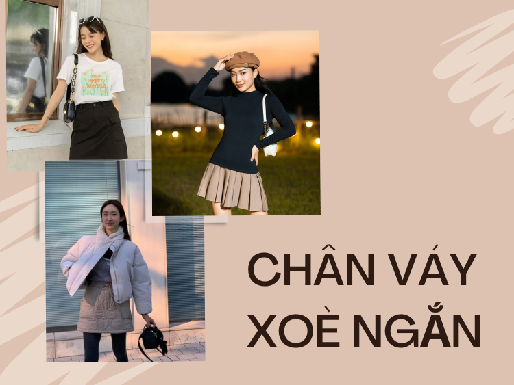 Phối đồ cho nàng CỰC XINH cùng với chân váy xoè xếp ly  TH Điện Biên Đông