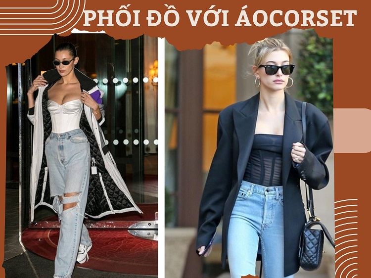 Phối đồ với áo corset hiện đại, thịnh hành nhất 2023