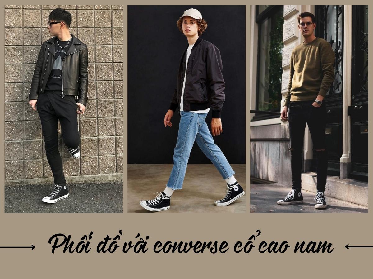 Những đôi giày converse cổ cao dành cho nam giới sẽ khiến bạn trông thật phong cách và năng động. Hãy xem hình ảnh để thấy được độ bền và sự thoải mái khi mang giày converse cổ cao.