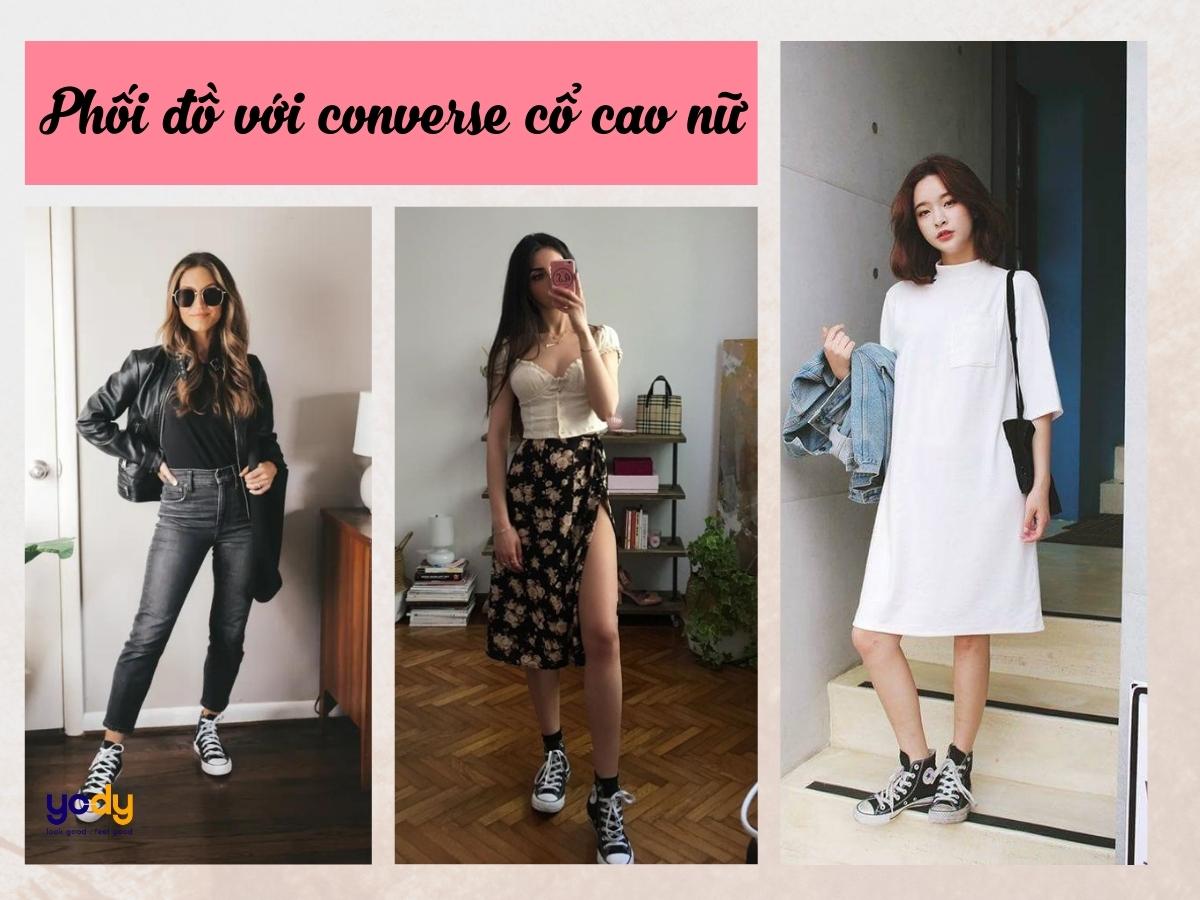 10 TIP phối đồ với converse cổ cao nữ cực chất và sành điệu