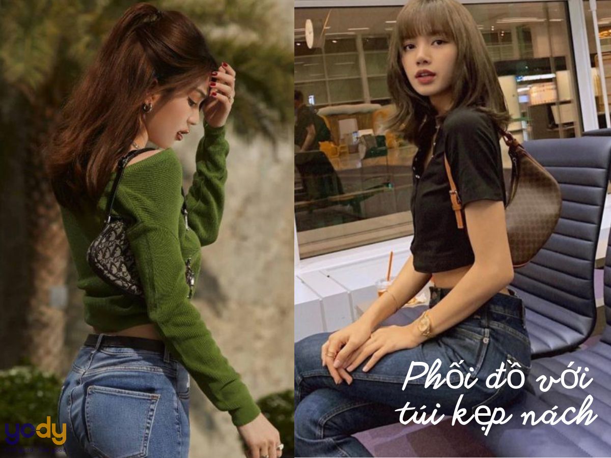 Bật mí cách phối đồ với túi kẹp nách “chuẩn” thời trang