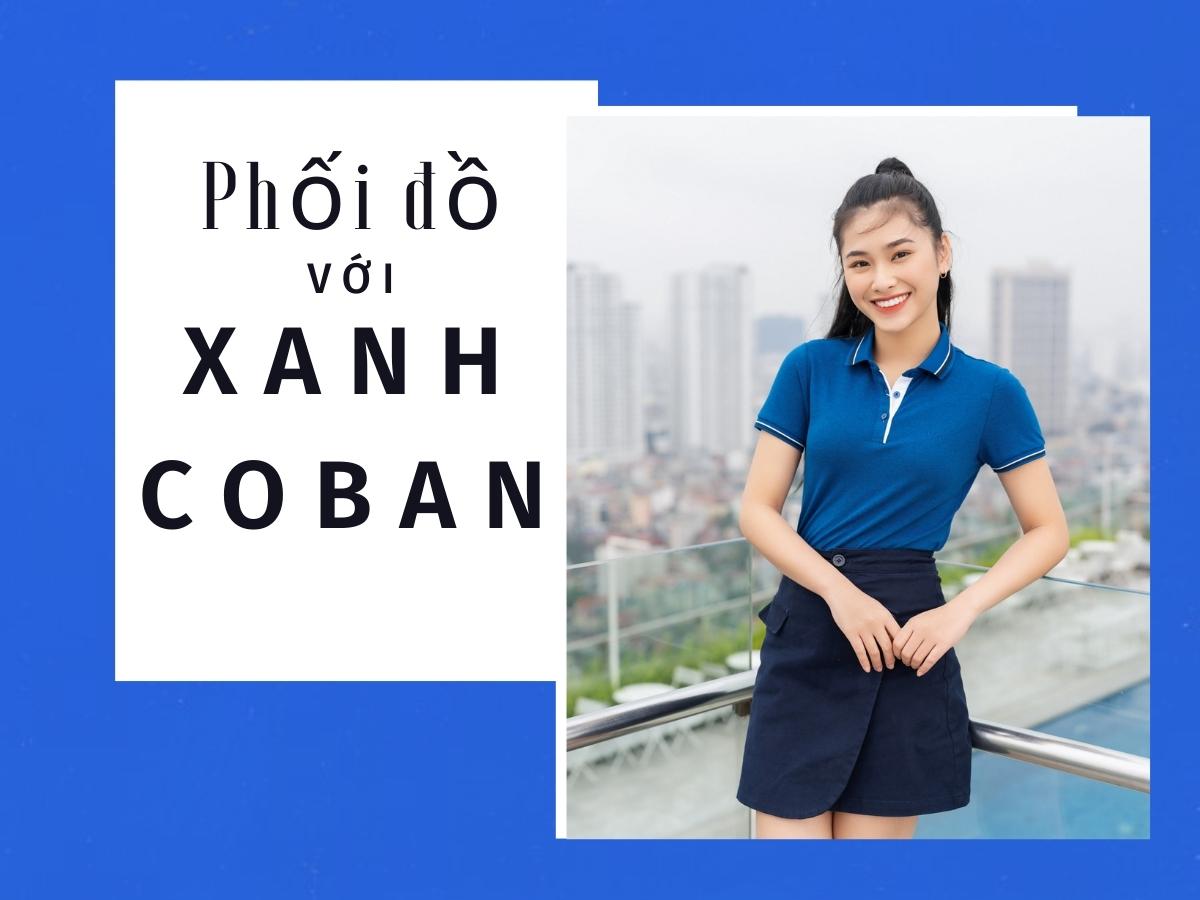 Mẫu chân váy màu xanh đồng phục công sở 06  ANMAC Việt Nam