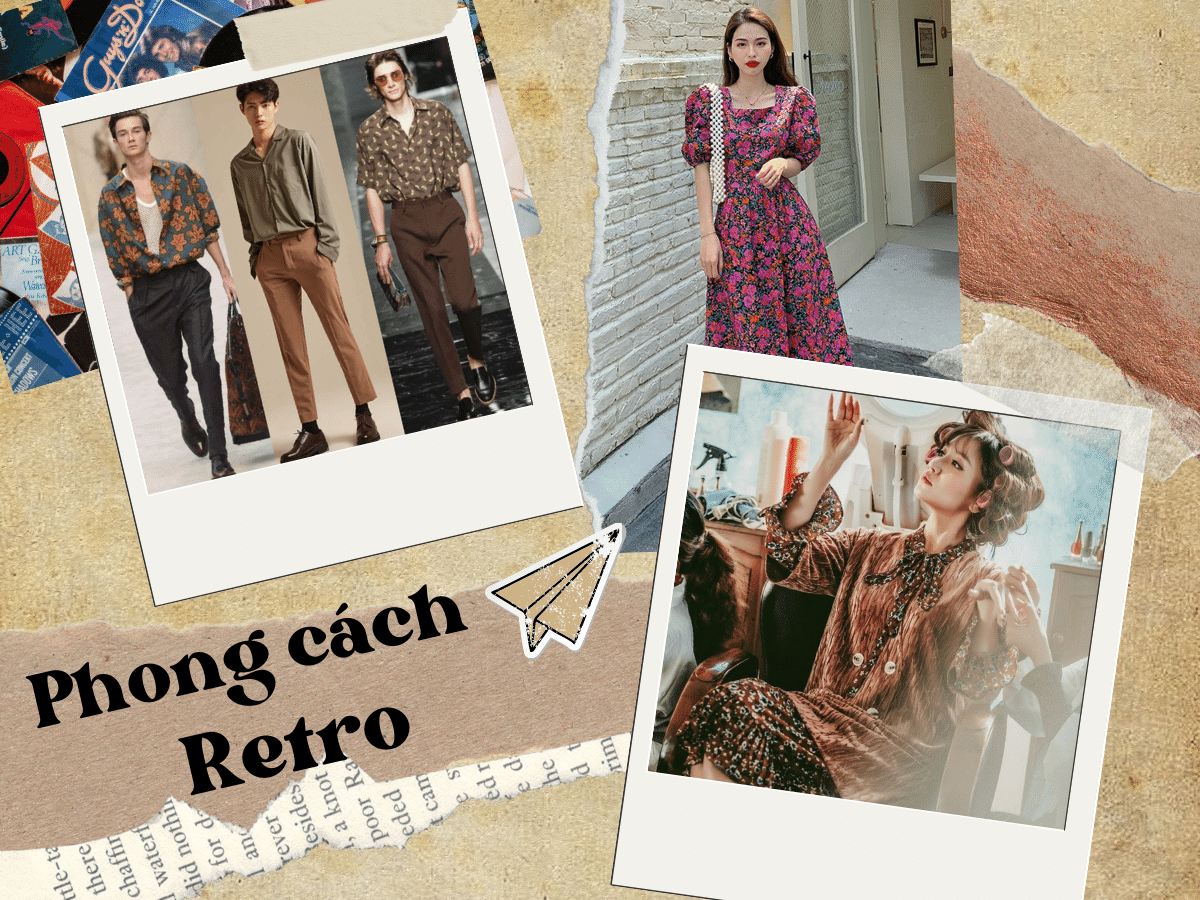 Phong cách retro là gì? Phối phong cách retro cho nam và nữ