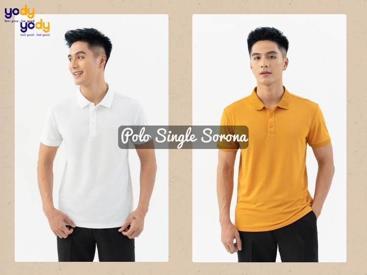 Polo Single Sorona - Mẫu áo hoàn hảo cho ngày hè nắng nóng